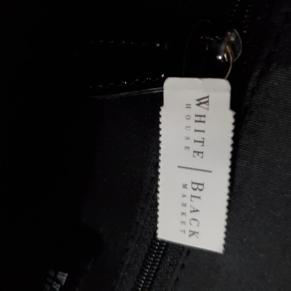 White House Black Market Black Sequin Purse Clutch new with tags - Picture 5 of 9